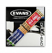 Pro Mark TX5AW6-B14G1  упаковка палочек TX5AW 6 пар + пластик Evans B14G1 в подарок
