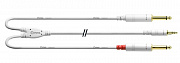 Cordial CFY 3 WMM-Snow кабель Y-адаптер, 3.0 метра, белый