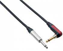 Bespeco NCP600SL  кабель гитарный джек - джек с технологией silentPLUG (прямой/угловой), 6 метров