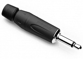 Amphenol KM2PB разъём джек 3.5 мм, Phone кабельный моно штекер, черный
