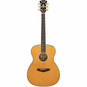 D'Angelico Excel Tamanny Vintage Natural  электроакустическая гитара с чехлом, цвет натуральный