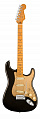 Fender American Ultra Stratocaster®, Maple Fingerboard, Texas Tea электрогитара, цвет черный, в комплекте кейс