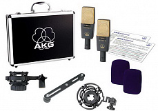 AKG C414B-XL-II-Ster. микрофоны: стерео пара из двух C414-XLII