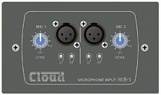 Cloud Electronics ME1 активная входная плата DCM с двойным мик входом, управление микрофонным уровнем