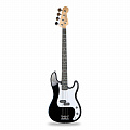 Bosstone BG-04 BK  бас гитара электрическая, 4 струны, цвет черный