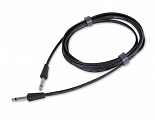 Rockboard RBO CAB FL 300BLK SS  кабель инструментальный плоскопрофильный, 3 метра, прямой-прямой