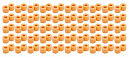 Shure EAORF2-100S поролоновые втулки для наушников SCL2 и E2, маленькие, оранжевые, 50 пар