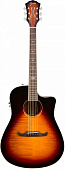 Fender T-Bucket 300-CE 3-Color Sunburst электроакустическая гитара, цвет санбёрст