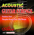 Alice A207-L комплект струн для акустической гитары, нержавеющая сталь