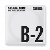 Dunlop Nylon Crystal Treble B-2 DCY02BNS  струна B, 2 я струна для классической гитары
