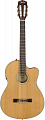 Fender CN-140SCE Nylon Thinline Natural  классическая гитара, цвет натуральный, в комплекте кейс