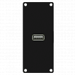 Caymon CASY162/B  модуль CASY, с гнездовым разъемом USB 2.0 A на передней стороне и 4-контактным разъемом клеммной колодки на задней панели