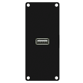Caymon CASY162/B  модуль CASY, с гнездовым разъемом USB 2.0 A на передней стороне и 4-контактным разъемом клеммной колодки на задней панели