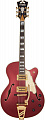 D'Angelico Deluxe 175 MW  полуакустическая гитара с кейсом, цвет матовый вишневый