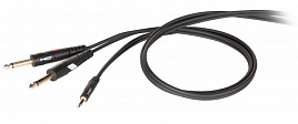 Die Hard DHG545LU5 аудио кабель, мини TRS 3.5 мм <-> 2 х TS 6.3 мм, длина 5 метров