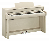 Yamaha CLP-745WA цифровое пианино, 88 клавиш, клавиатура GT/256 полифония/38 тембров/2х100вт/USB, цвет-белый ясень