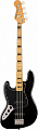 Fender Squier SQ CV 70s Jazz Bass LH MN BLK бас-гитара 4-струнная (левостороння модель), цвет черный
