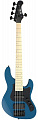 FGN J-Standard Mighty Jazz JMJ52ASHMDE OPBL  бас-гитара 5-струнная, форма JB, чехол, цвет синий