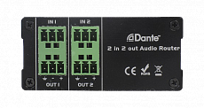 Prestel ADP-22 конвертер для подключения к аудиосети Dante, 2 входа, 2 выхода