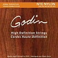 Godin NTC NYLON 009350  струны для классической гитары, нормальное натяжение