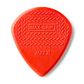 Dunlop Max-Grip Jazz III Nylon 471P3N 6Pack  медиаторы, красные, 6 шт.