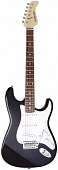 Fernandes LE-1Z 3S BLK/ L  электрогитара Stratocaster SSS, цвет чёрный