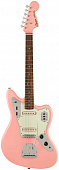 Fender Squier CV 60s Jaguar LRL SHP электрогитара, цвет розовый
