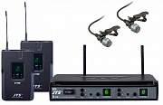 JTS E-7Du/E-7TBD+CM-501 (690-726 МГц) радиосистема двухканальная с двумя поясными радиомикрофонами