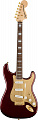 Fender Squier 40th ANN Stratocaster LRL Ruby Red Metallic  электрогитара, цвет красный