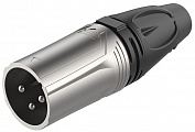 Roxtone RX3M-NS разъем cannon кабельный "папа" 3-х контактный, цвет серебро