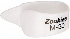 Dunlop Zookies Z9002M30 12Pack  когти на большой палец, средние, поворот на 30 градусов, 12 шт.