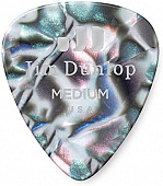 Dunlop Celluloid Abalone Medium 483P14MD 12Pack  медиаторы, средние, 12 шт.