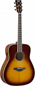 Yamaha FG-TA BS  трансакустическая гитара, цвет санбёрст, корпус вестерн
