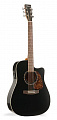 Norman Protege B18 CW Cedar Black Presys  электроакустическая гитара Dreadnought с вырезом, черная