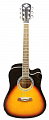 Oscar Schmidt OD45CEVSB  электроакустическая гитара, форма Dreadnought с вырезом, цвет санберст