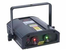 American DJ Galaxian 3D лазерный светоприбор, зеленый лазер 30 мВт и красный лазер 80 м Вт