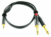 Cordial CFY 0.9 WPP кабель Y-адаптер, длина 0.9 метров, черный