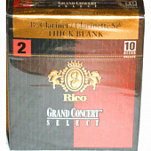 Rico Grand Concert Bb Clarinet THICK BLANK 3,5x10 (RGT10BCL350) - Трости для кларнета Bb-3.5, (10шт)