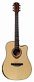 Flight AD-455C NA  акустическая гитара, Dreadnought, цвет натуральный