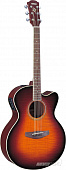 Yamaha CPX500FMOVS электроакустическая гитара, дека ель, корпус нато, гриф нато, звукосниматель, преамп, цвет OldViolinSunburst