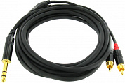 Cordial CFY 3 VCC аудио кабель, 3 метра, цвет черный