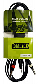 NordFolk YC001 3M  шнур миниджек - 2 джека, 3 метра
