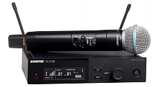 Shure SLXD24E/B58 H56 цифровая радиосистема ручным микрофоном Beta 58, цвет черный