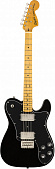Fender Squier SQ CV 70s Tele DLX MN BLK электрогитара, цвет черный
