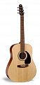 Seagull Coastline S6 Spruce + Case акустическая гитара с кейсом, цвет натуральный матовый