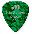 Dunlop Celluloid Green Pearloid Extra Heavy 483P12XH 12Pack  медиаторы, очень жесткие, 12 шт.