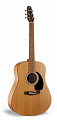 Seagull S6 Cedar Original QI  электроакустическая гитара Dreadnought, цвет натуральный