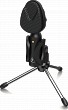 Behringer BV4038 винтажный конденсаторный USB-микрофон, суперкардиоидный, диафрагма 14 мм, 50-17000 kHz, SPL 132 дБ, стойка и держатель в комплекте