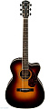 Fender PM-3 Deluxe Triple SBST акустическая гитара, цвет санберст