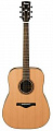 Ibanez AW250-LG акустическая гитара дредноут, цвет натуральный